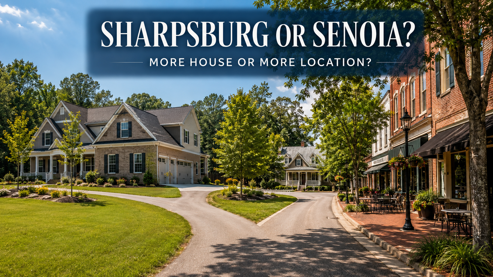 Sharpsburg or Senoia? Choosing Between Coweta County’s Two Fastest-Moving Markets in 2026