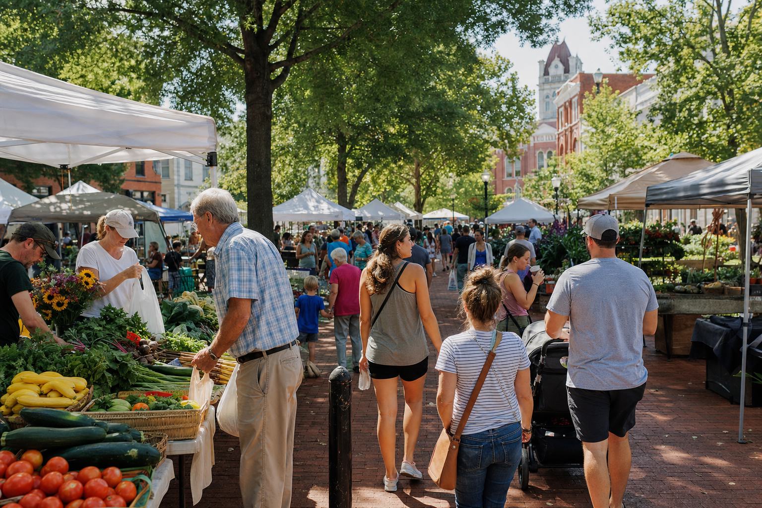 Coweta County Farmers Market in Newnan, Georgia