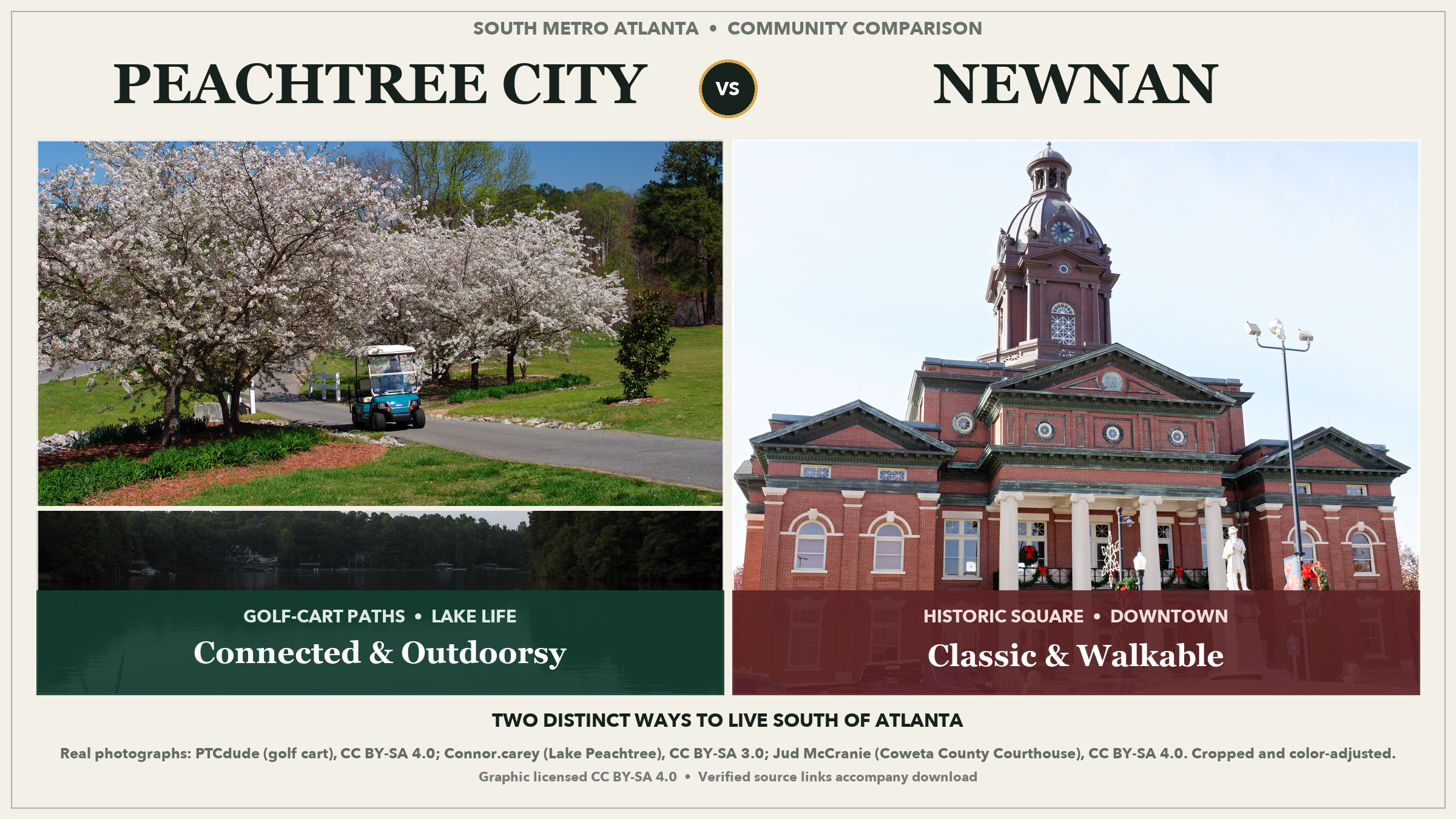 Peachtree City vs Newnan, GA: Which South Metro Atlanta Community Fits Your 2026 Move?
