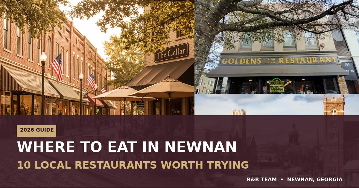 Where to eat in Newnan, GA — 10 local restaurants worth trying in 2026