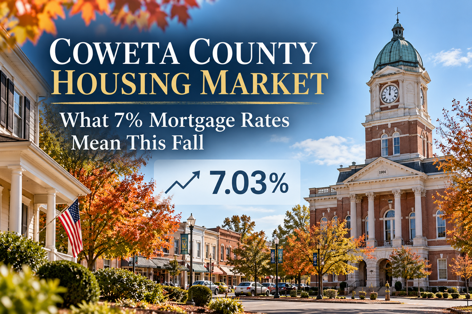 Coweta County Housing Market Update: What 7% Mortgage Rates Mean for Newnan Buyers and Sellers This Fall